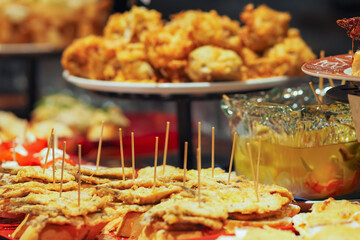 Fototapeta premium Pintxos in San Sebastian, Spain 