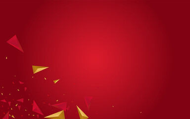 Luxury Triangle Technology Vector Pink