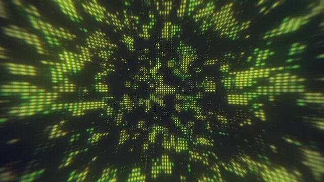 green binary code
