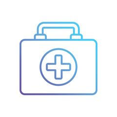 Obraz premium First aid kit Vector icon