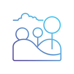 Landscape Vector icon