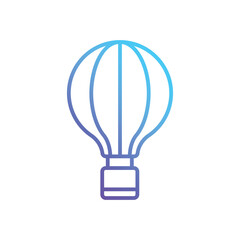 Hot Air balloon Vector icon