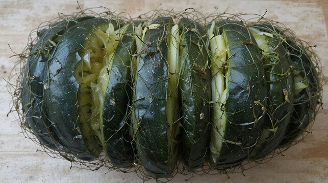 chopped ridge gourd, Turai or Tori