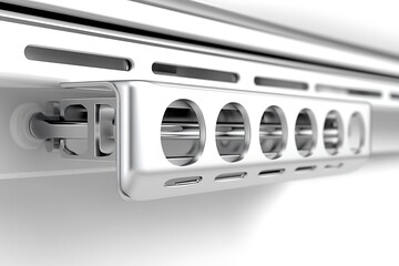 3D Compact Cable Management Tray with Sleek Aesthetic