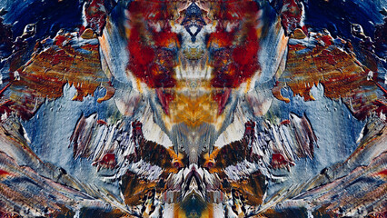 Abstract art background . Hand painting artwork on canvas .