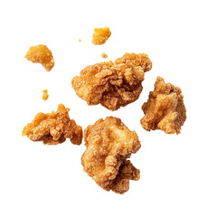 Crispy Fried Chicken PNG Bites: Golden and Delicious PNG Pieces of PNG Chicken


