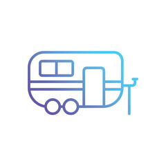 Caravan Vector icon