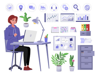 020 - 2Office worker WOMAN