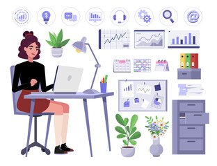 020 - 2Office worker WOMAN