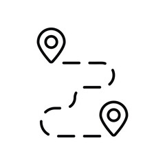 Destination Vector icon