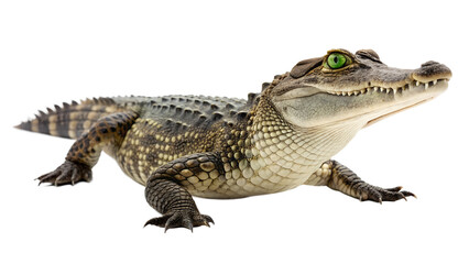 Naklejka premium Cayman, Crocodile, Alligator. 