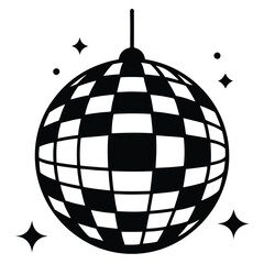 disco ball vector illustration