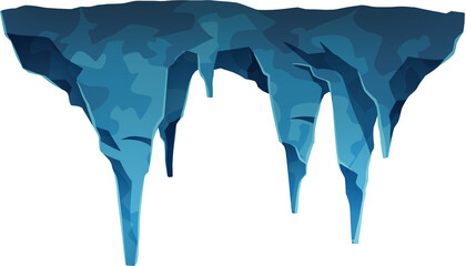 Underwater Stalactite Illustration