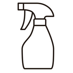 シンプルなスプレーのイラスト
