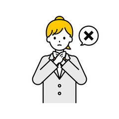 上半身のポーズ_シンプルな学生の女子学生14