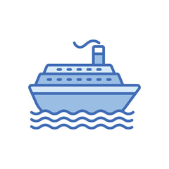 Obraz premium Cruise Vector icon