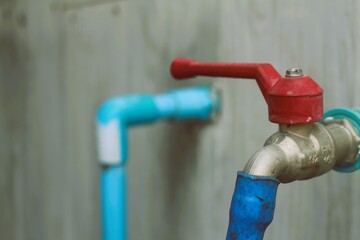 faucet with water drop