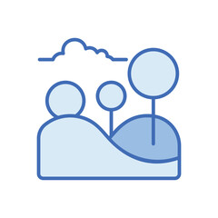 Landscape Vector icon