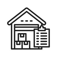 Inventory icon vector image. Suitable for mobile apps, web apps and print media.