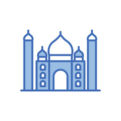 Taj mahal Vector icon