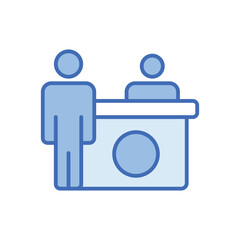 Check in desk Vector icon