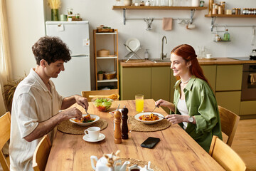 Quality moments shared over a homemade meal in a cozy home setting during a sunny afternoon