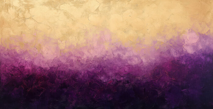 Textured Magenta and Gold Abstract Painting Background