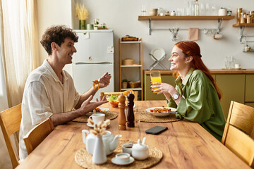Creating beautiful memories together in a cozy kitchen filled with laughter and love