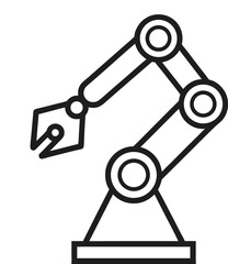  robotic hand manipulator symbol