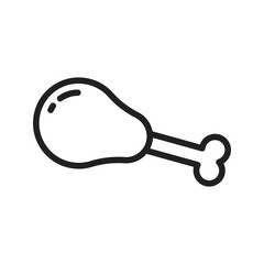 Leg icon vector image. Suitable for mobile apps, web apps and print media.