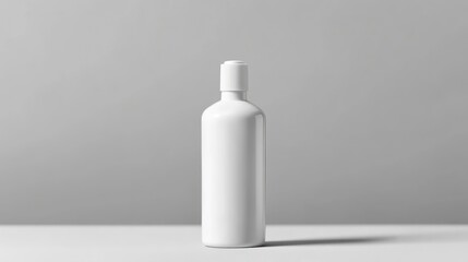 Blank white bottle mockup
