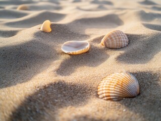 Sand Texture with Shells