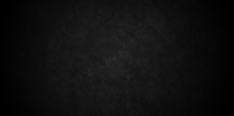 Dark black vein natural cement wall grunge textured concrete background. Panorama dark grey black slate background or texture. Vector black concrete texture. Stone wall background.	
