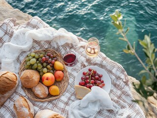 Seaside Picnic Setup