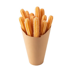 Sugar-coated Churros in a Paper Cone