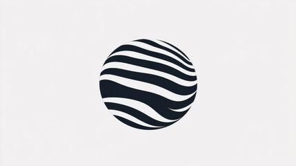 Obraz premium Abstract circle frame. Vector logo design template