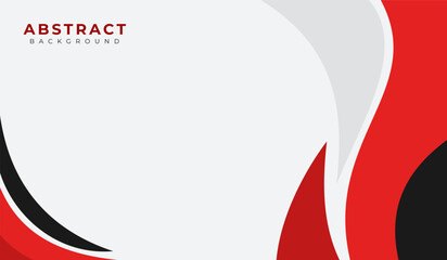 Red and black abstract geometric background vector illustration