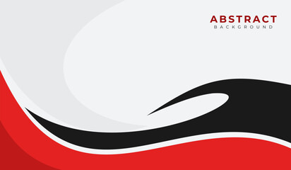 Red and black abstract geometric background vector illustration