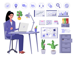 020 - 2Office worker WOMAN