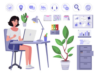 020 - 2Office worker WOMAN