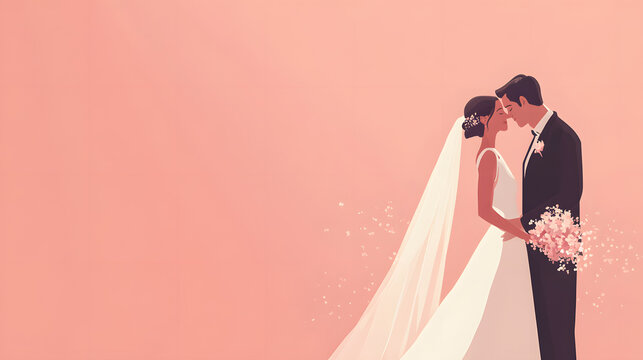 wedding, decoration, flower, bouquet, decor, celebration, design, bride, love, couple, dress, groom, marriage, woman, vector, cake, illustration, married, ceremony, romance, flowers, silhouette, brida