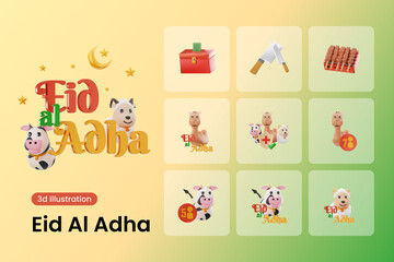 Eid Al Adha 3d Illustration