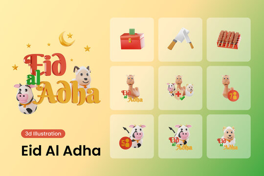 Eid Al Adha 3d Illustration