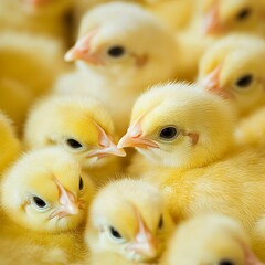 Baby chicks in spring and Easter.