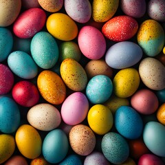 Colorful  easter eggs.