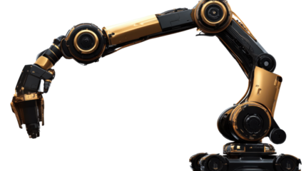 robotic hand holding a toy