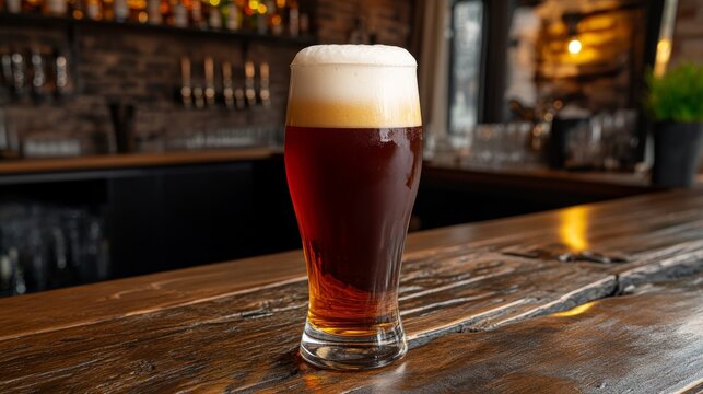 Spend International Beer Day tasting different beers at the bar - Powered by Adobe