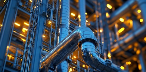 Essential to the petrochemical industry, the oil refinery tower column is a fundamental component of the oil and gas sector