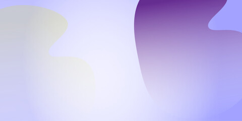 Abstract gradient color shapes futuristic banner. Glowing retro design vector background.