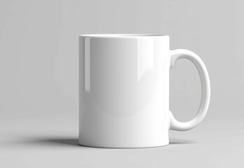 Obraz premium Style Stock Mug Mockup Image Customizable White Mug Your Design